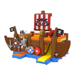 bateau viking en chateau gonflable